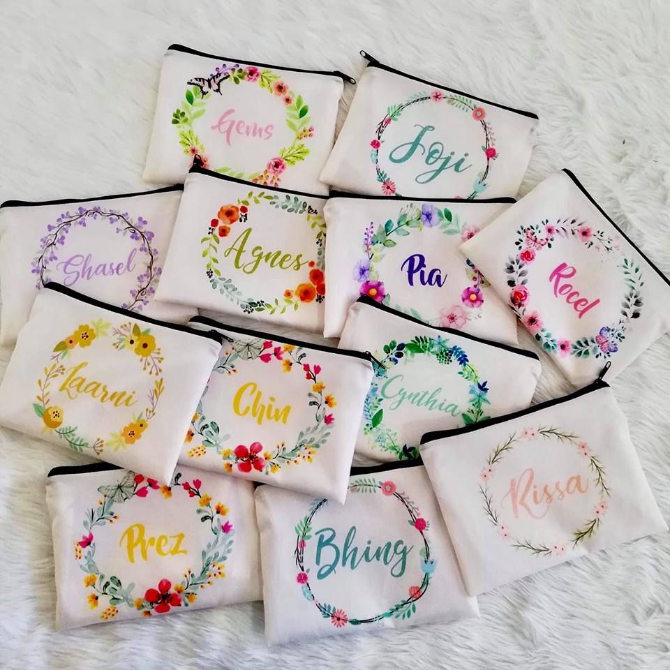 Canvas Coin Purse and Pouch Customized Personalized Shopee Philippines