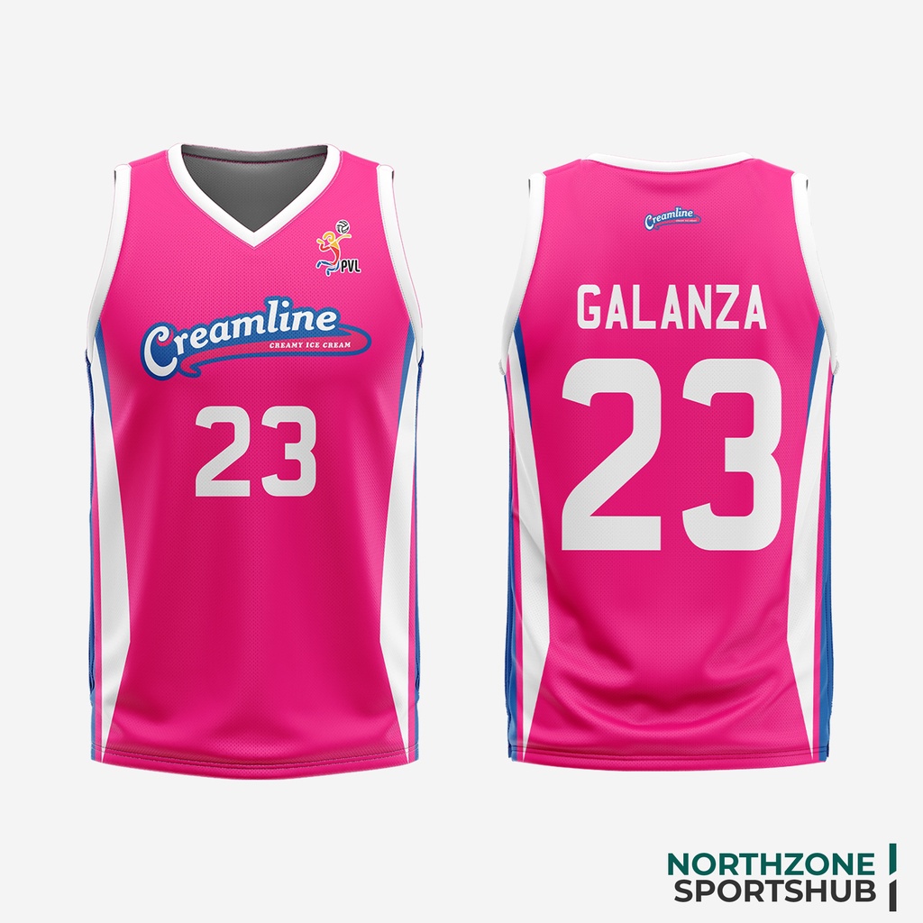 Jersey In Volleyball Jersey Customized Name and Number for Men Women Design NZ Creamline