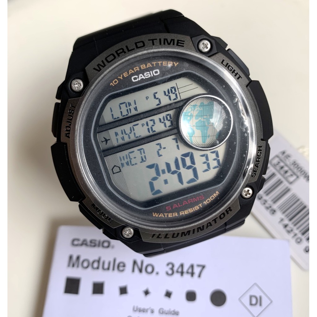 Casio cheap module 3447