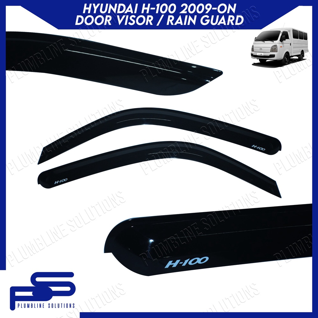 Window Rain Door Visor for Hyundai H100 2009 2021 Injection Type OEM