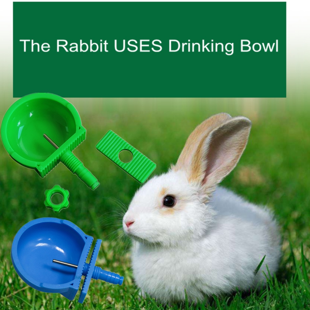 10pcs Rabbit drinker rabbit water feeder Rabbit Drink Water Trough  Automatic Drinker