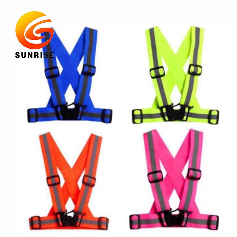 (COD) Reflective Vest Adjustable Elastic Safety Vest Strap Shopee