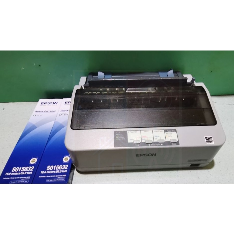 Second Hand Epson Lx310 Dot Matrix Printer With Free 2pcs Ribbon Genuine Cartridge Shopee 0006