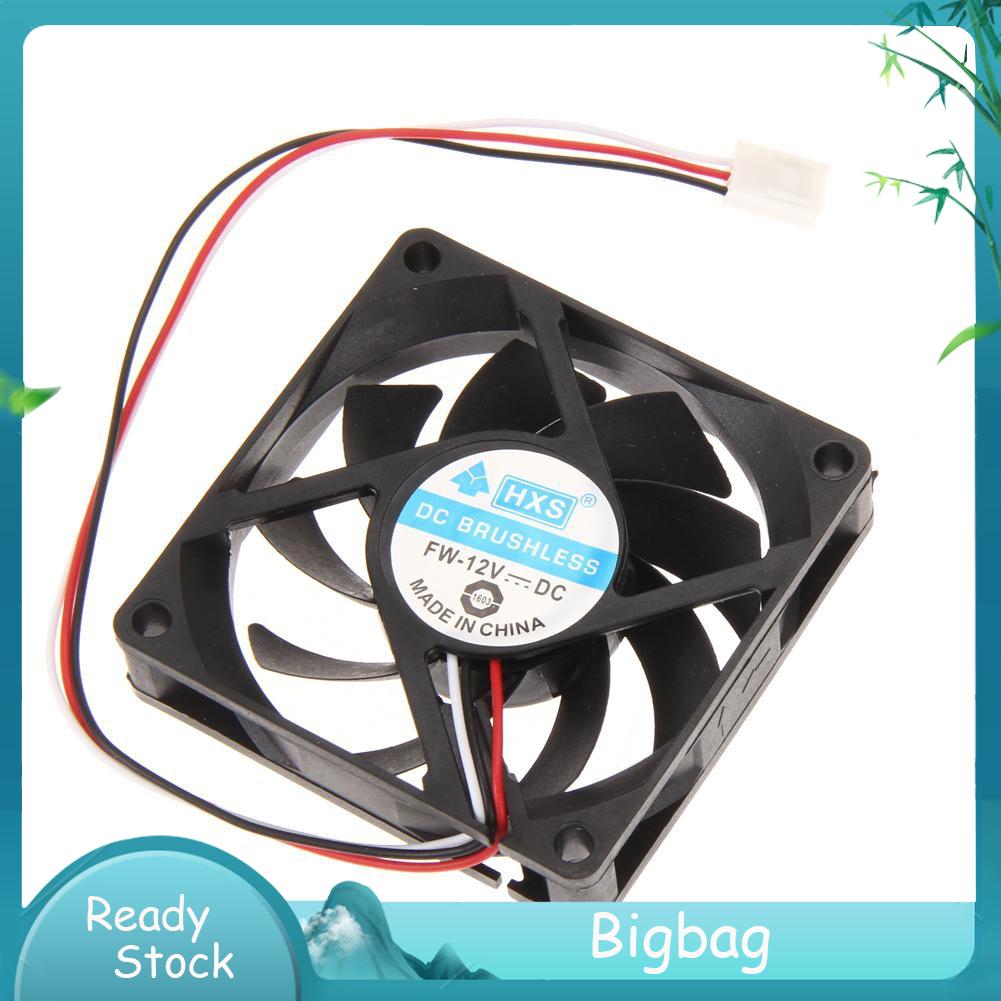 Portable Cooler DC 12V 7cm 70mm PC CPU Cooling Cooler Fan For Computer ...