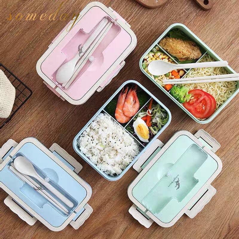 Someday Quality Assurance Wheat Straw Material Eco-Freindly Lunch Box ...