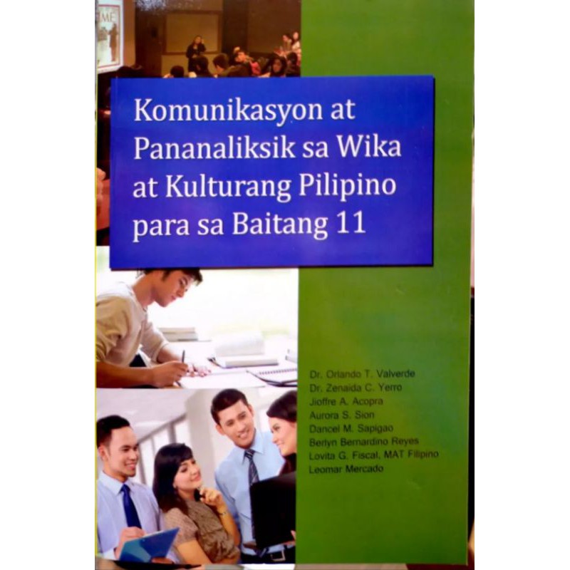 Komunikasyon At Pananaliksik Sa Wika At Kulturang Pilipino Para Sa Baitang 11 Shopee Philippines