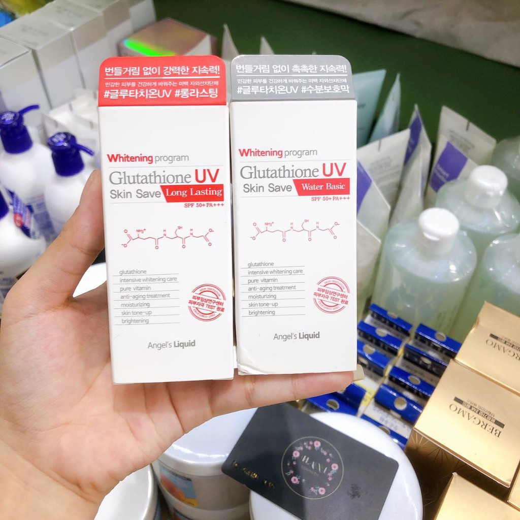 Angel's Liquid Whitening Program Glutathione UV Skin Save Long Lasting ...