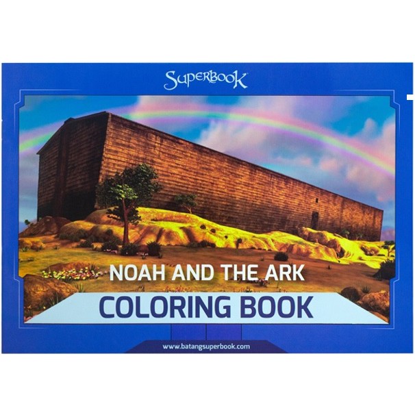 PCBS Superbook Noah and The Ark Coloring Book English Tagalog ( 8.25 x ...