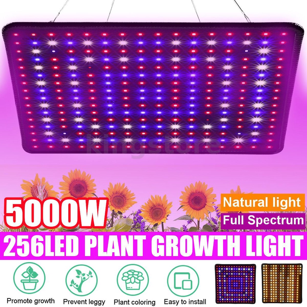 In Stock 5000 LED Full Spectrum Plant UV Grow Light Veg Growing Lamp