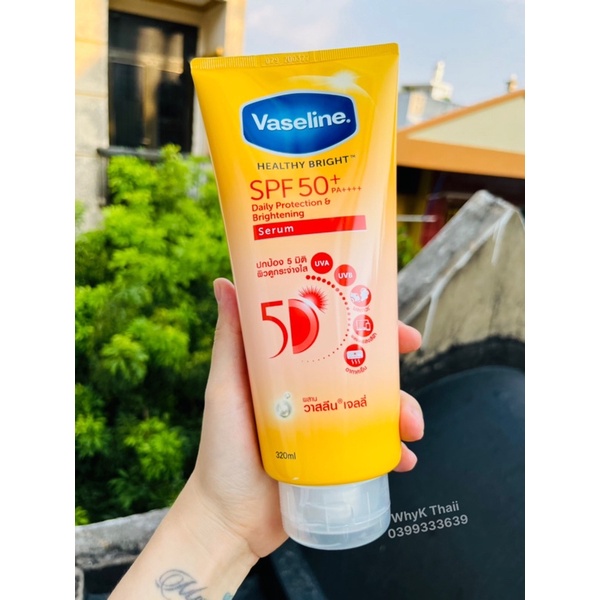 Vaseline Healthy Bright Daily Sun Refreshing Serum SPF50 + + + | Shopee ...