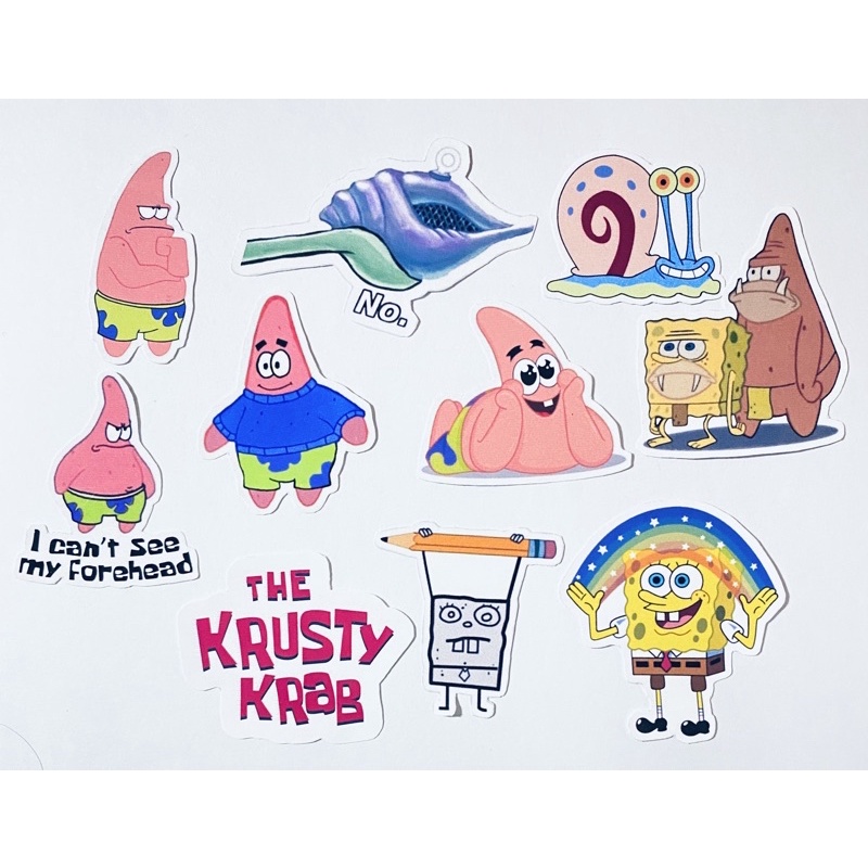 [REAL Aesthetic Sticker Set| Spongebob| Tumblr Sticker | Shopee Philippines
