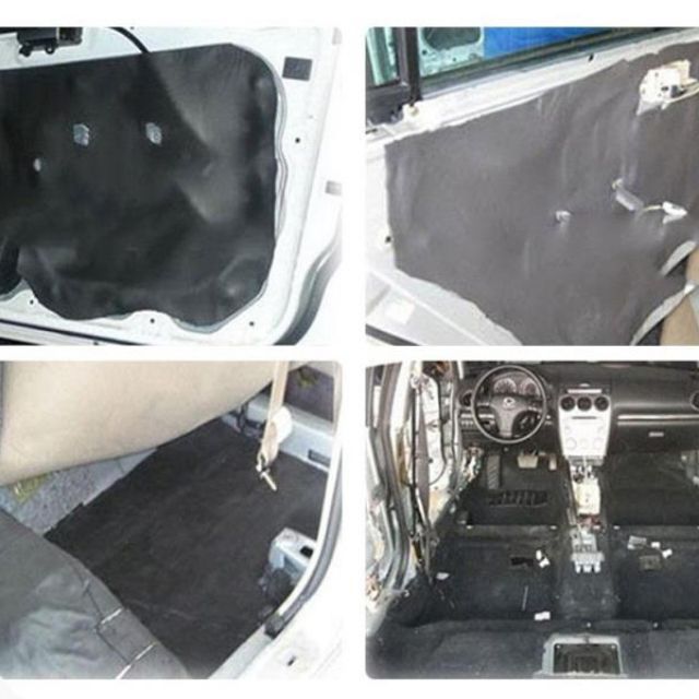 100*50cm Car Speaker Sound Proof Deadening Heat Insulation Closed Foam