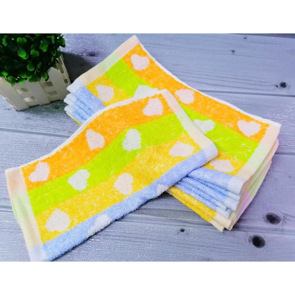 Pack of 12 Colorful Hand Towel A410 (25cm*25cm50g) Shopee Philippines