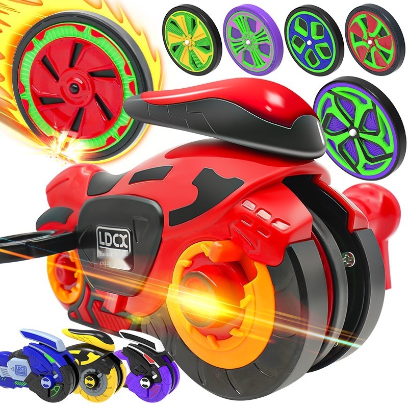 Smart creative magic whirlwind wheel motorcycle gyro wind fire dazzling ...