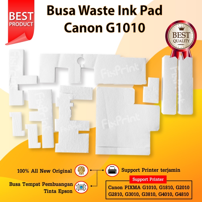 Foam Waste Ink Pad Canon G1010 G2010 G3010 Printer G1010 G2010 G3010