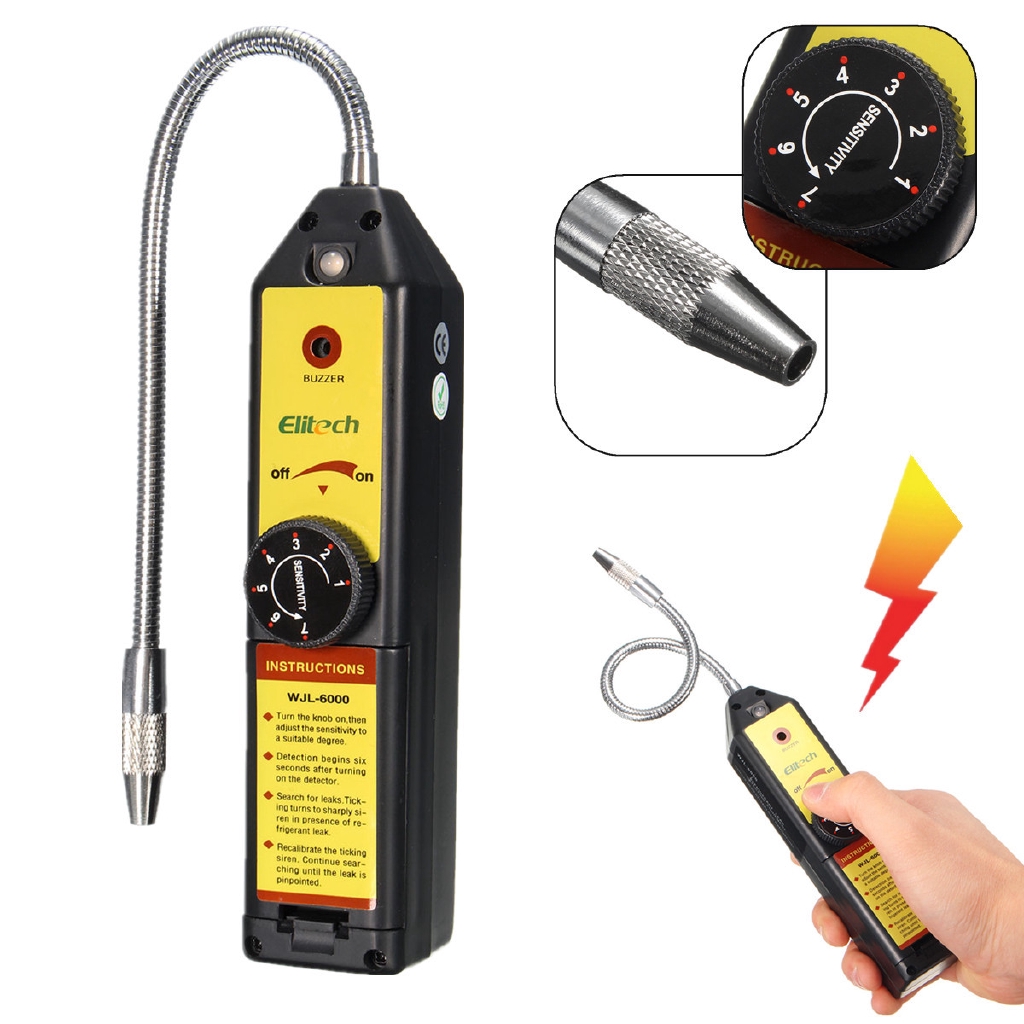 Halogen Air CFC HFC Refrigerant Leak Detector Gas Analyzers R22 R134A