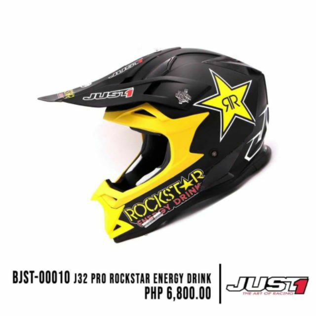 JUST1 helmet Motard J32 Pro rockstar energy drink Shopee Philippines