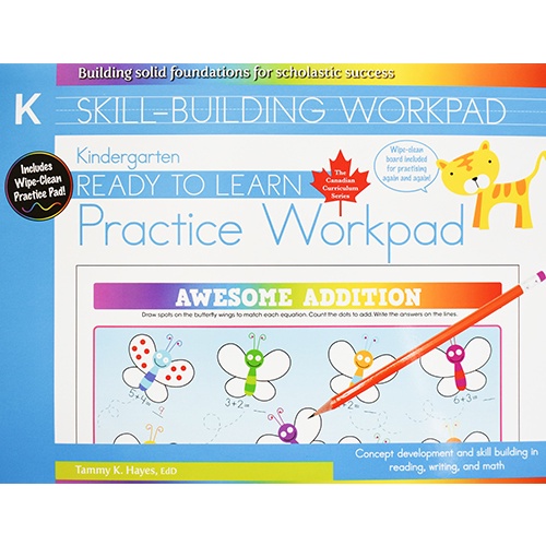 Kindergarten Skill Building Practice Workpad Ready To Learn Canadian