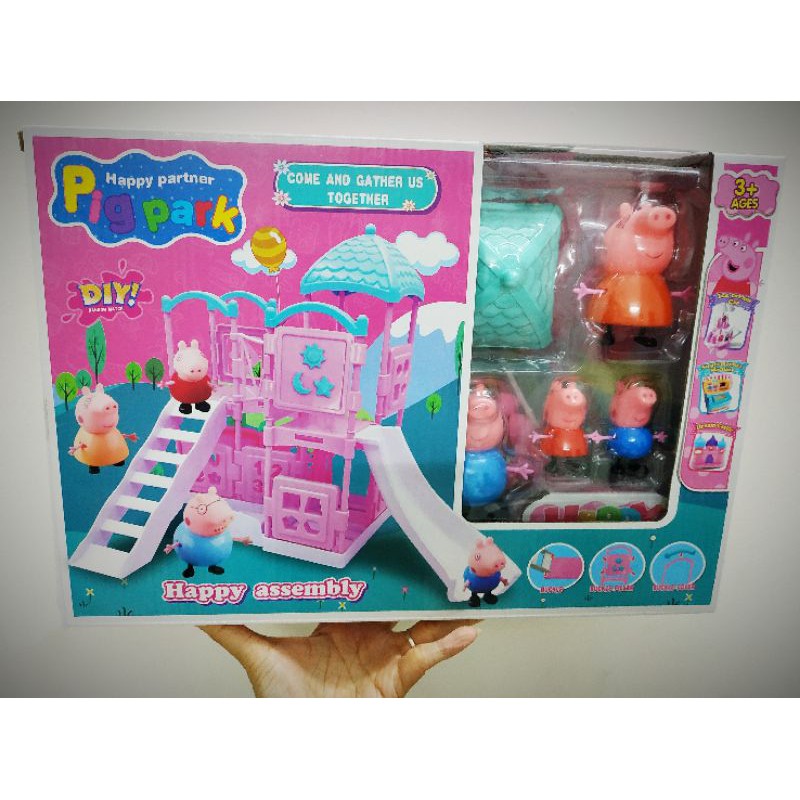 Heo Sua and friends family slide playground combination toy set (random ...