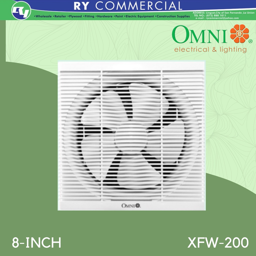 OMNI XFW 200 WALL MOUNTED EXHAUST FAN 8 INCH Shopee Philippines