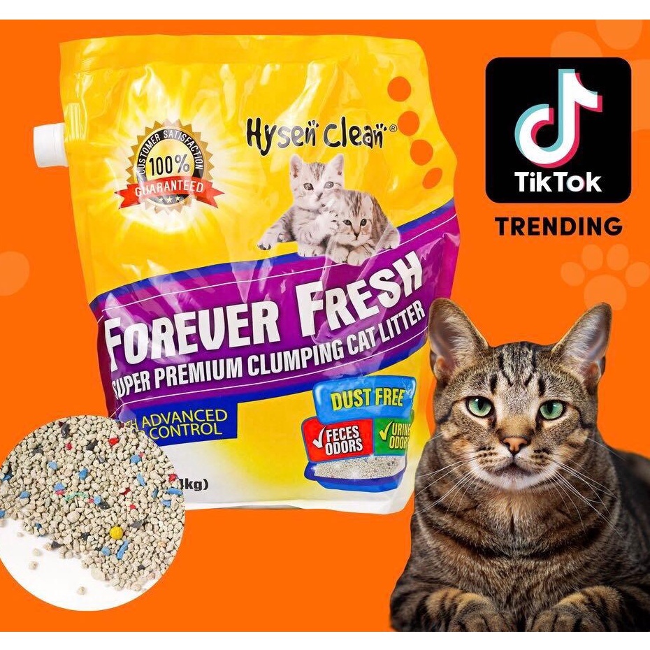 Forever Fresh Super Premium Cat Litter Sand by Clissora Pets Shopee Philippines