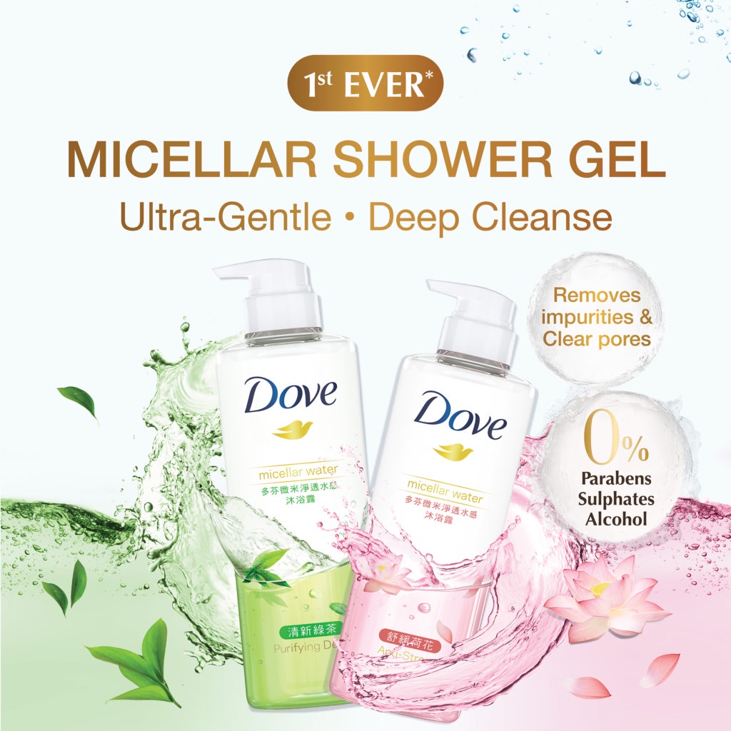 Dove Micellar Water AntiStress Shower Gel 500g Shopee Philippines