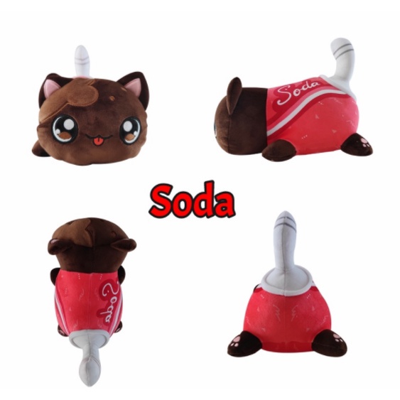 Aphmau MeeMeows Meow Plush Toys Stuffed Dolls Fries Donut Sandwich