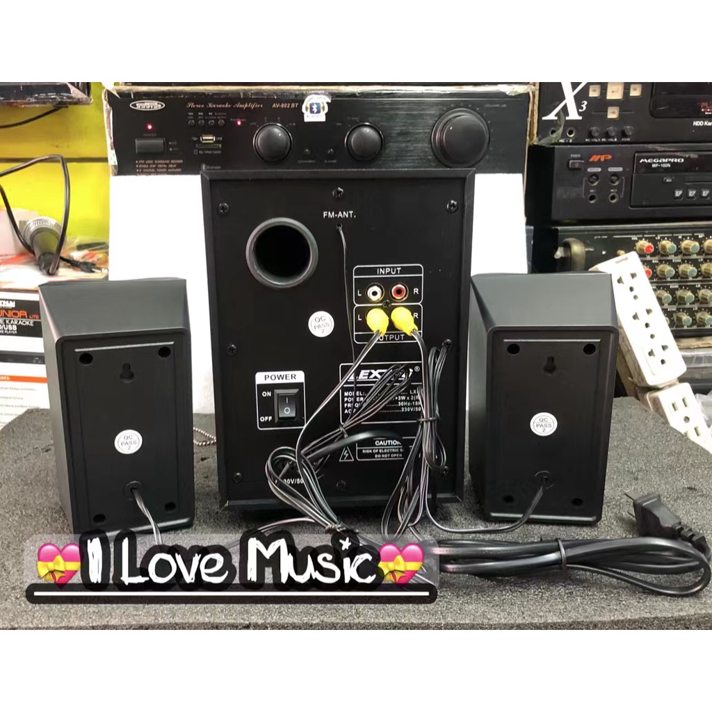 Lexing LX-518 Multimedia Bluetooth Speaker System FM/SD/USB input ...