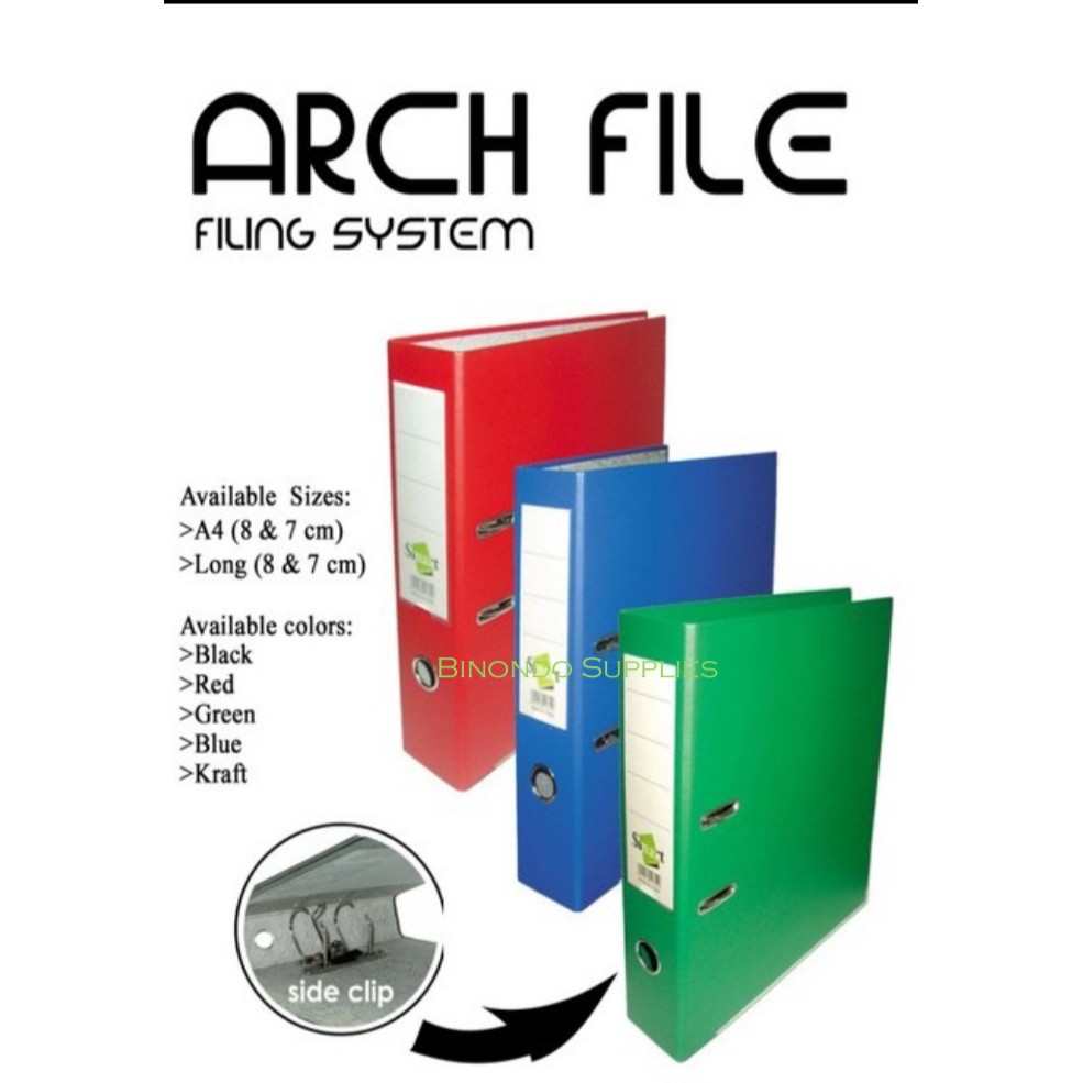 2 pieces Arch File Folder 3