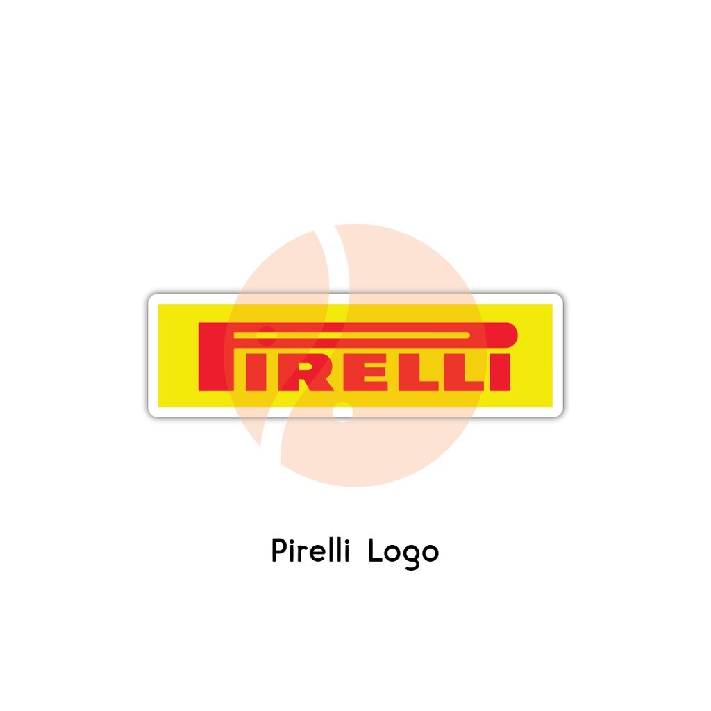 Pirelli Logo Sticker 2 Wide Matte Glossy Waterproof Scratchproof Shopee Philippines