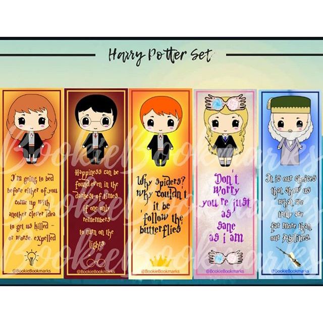 Harry Potter Chibi Standard Bookmark | Shopee Philippines