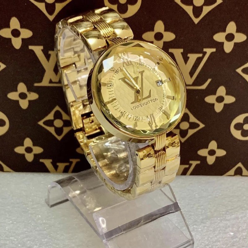 Gold louis outlet vuitton watch