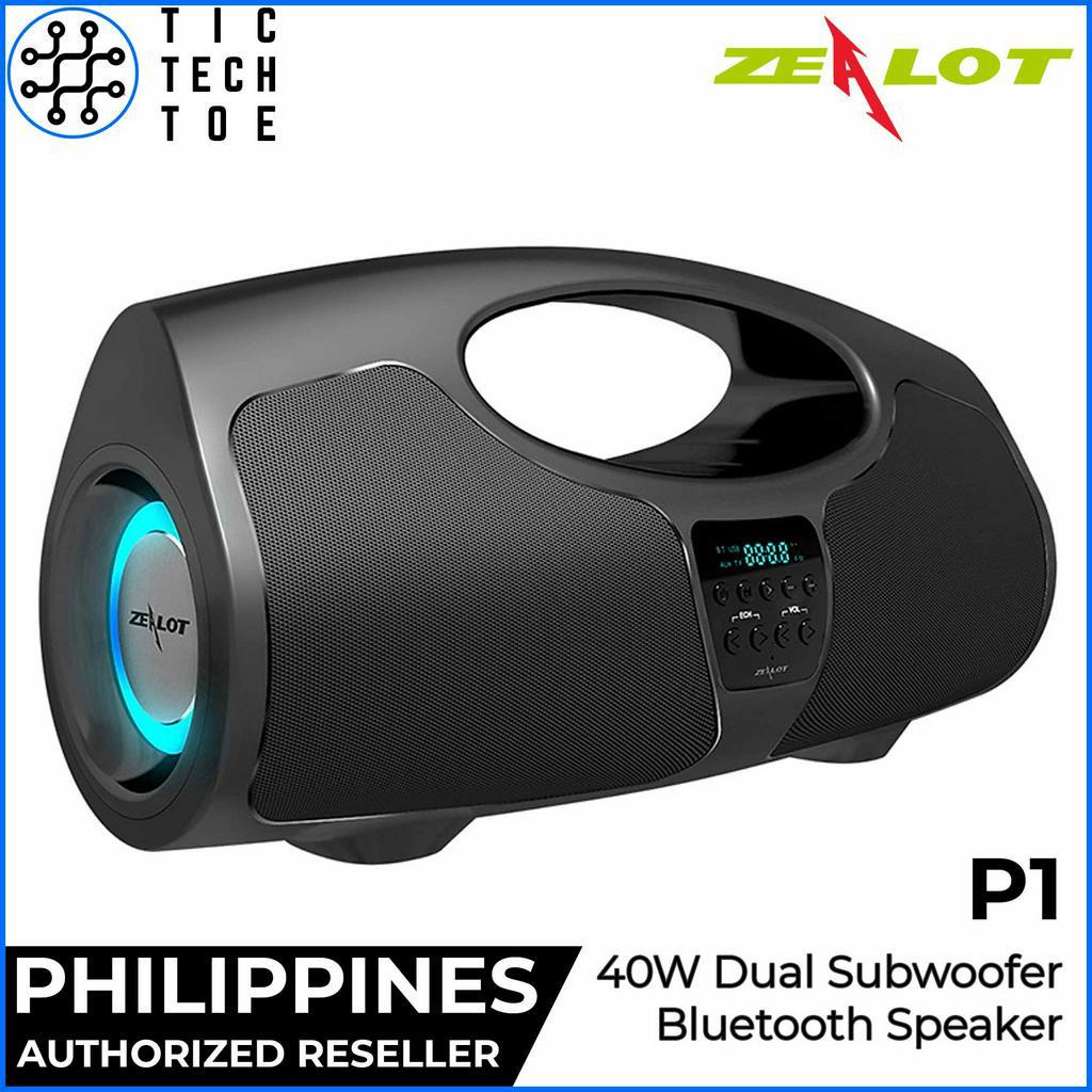 Zealot P1 40W Dual Stereo Subwoofer Portable High Volume Outdoor