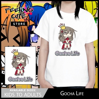 T-shirts Anime Gacha Life Kawaii Children's clothing 3D Print Kid
