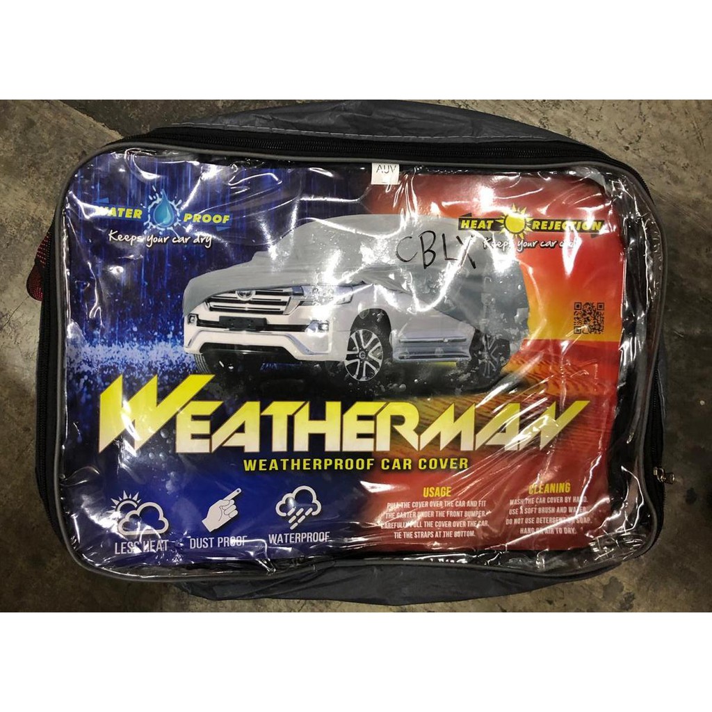 Weatherman Water Proof All Weather Car Cover Fit for All AUV Innova Crv