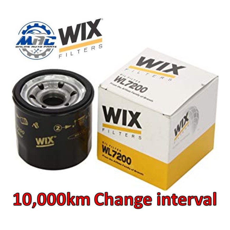 WIX Oil Filter WL7200 / VIC C415 Cross Reference for Hyundai Eon , Getz ,Accent , Kia Picanto