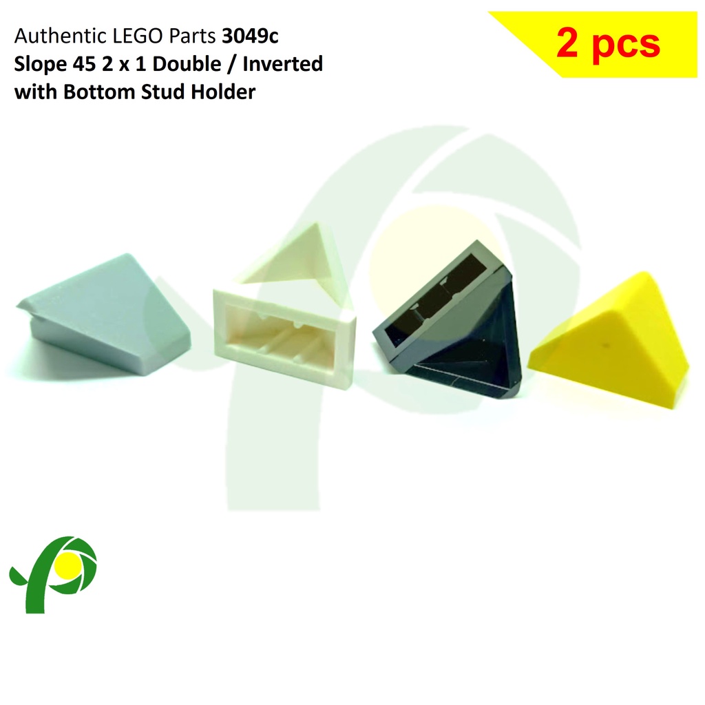 LEGO Parts 3049c Slope 45 2x1 Double Inverted with Bottom Stud Holder ...