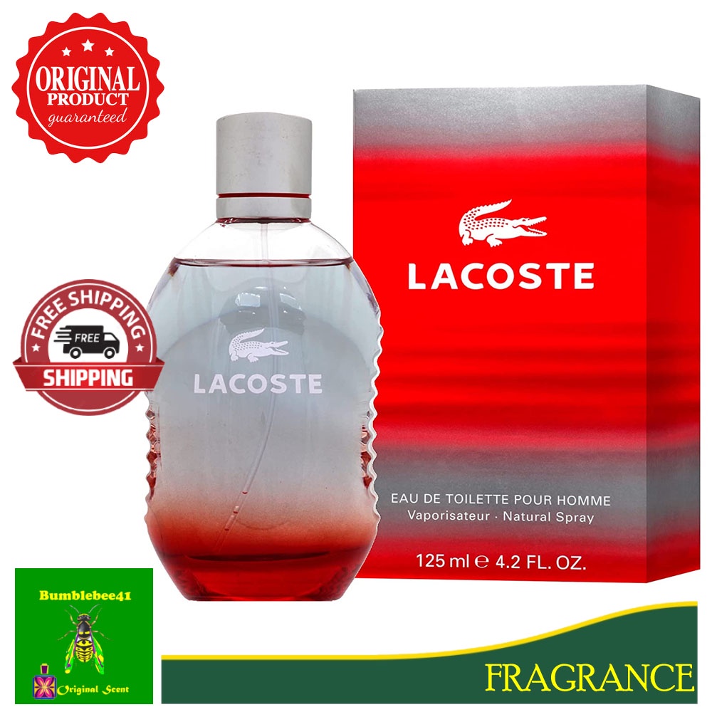 Lacoste red hotsell for him