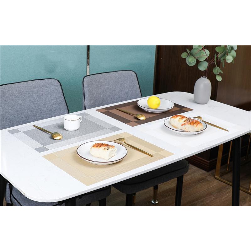 Dining Table Pads AK1011 AKDECOR Decorated The 4-Sided Plaid Table ...