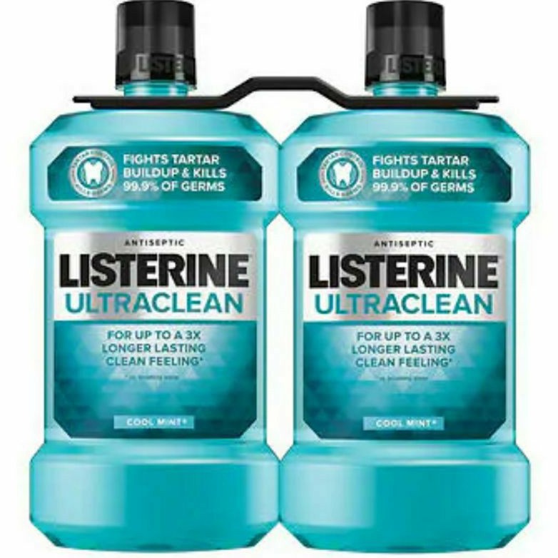 Listerine Ultraclean Antiseptic Mouthwash•Cool Mint•1.5L•USA, EXP3/