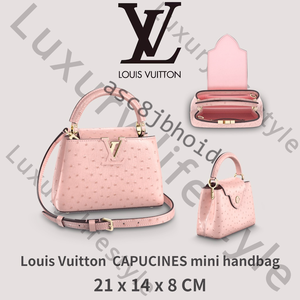 Louis Vuitton capucines mini bag pink  Louis vuitton capucines, Louis  vuitton pink, Bags