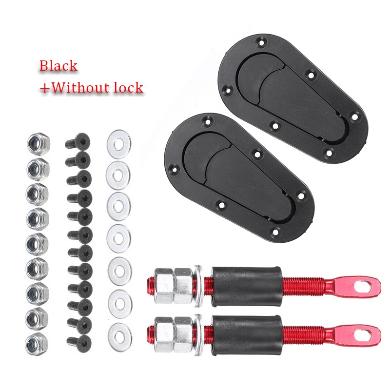 Racing Car Hood Pin Engine Latch Lock Kit Refitting with Keys