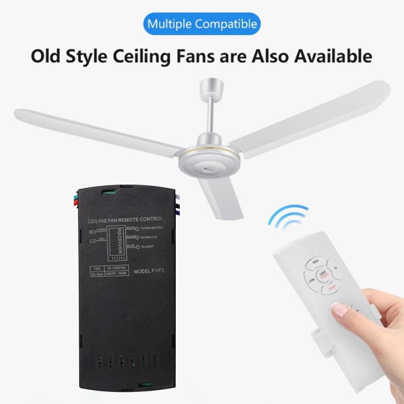 Smart Universal Ceiling Fan Lamp Remote Control Kit 110240V Timing