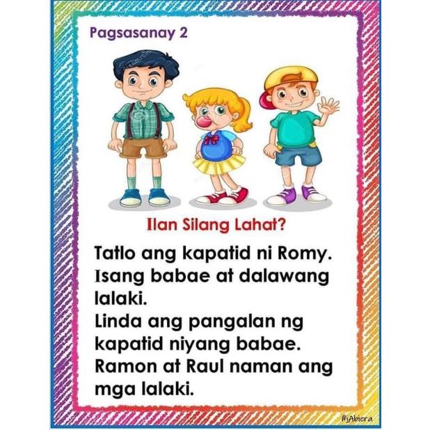 Pagsasanay Sa Pagbasa Ng Tagalog 21 Pages Free Bookbind Shopee Philippines 5943