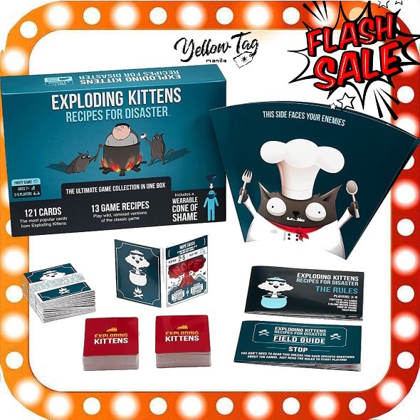 ⚡‼️NEW‼️ Explo Kittens Recipes for Disaster Deluxe Game Set A Russian ...