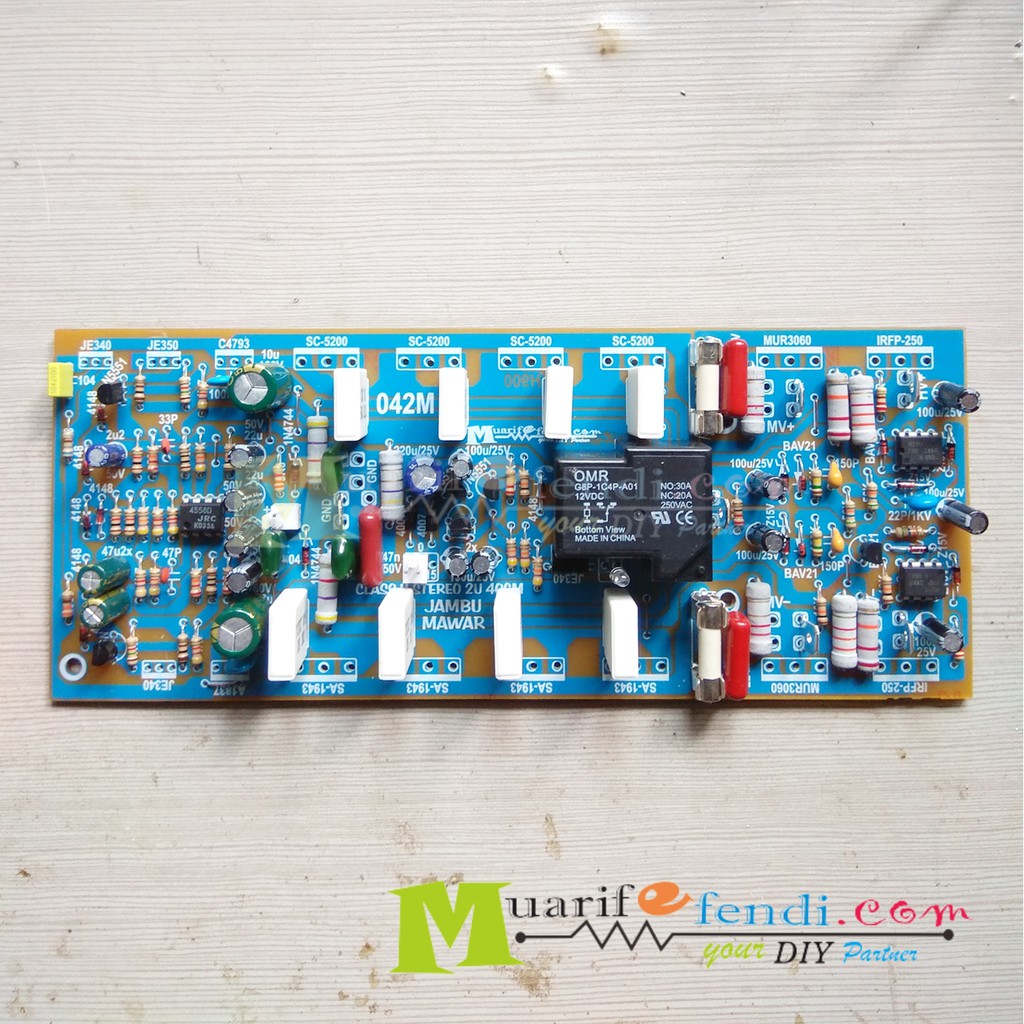 MAWAR Power Amplifier KIT APEX Class H H900 MONO 2U 20cm MID HIGH LINE