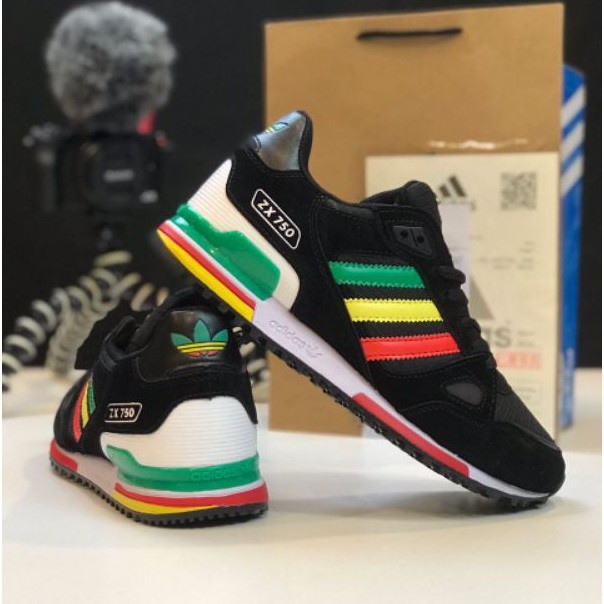 Adidas zx 750 original running jamaica rasta outlet edition