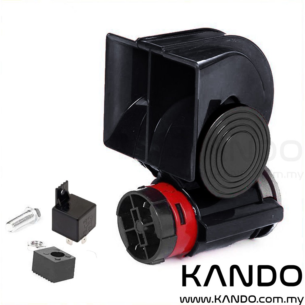 Nautilus Compact 12V Air Horn Twin Tone Horn with Compressor Car Horn