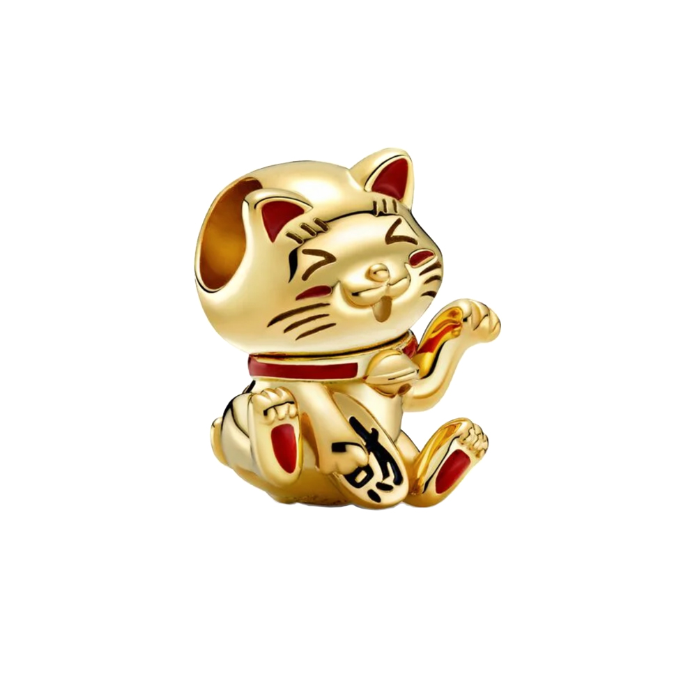 Cat charm pandora clearance bracelet