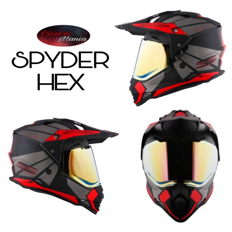 Spyder best sale motard helmet